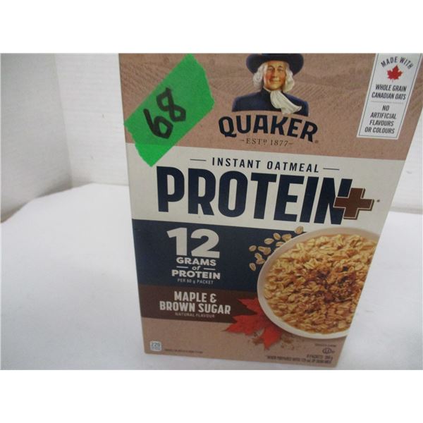 FREIGHT DAMAGE (AS IS):  MAPLE & BROWN SUGAR OATMEAL (8 PACKAGES) - BOX