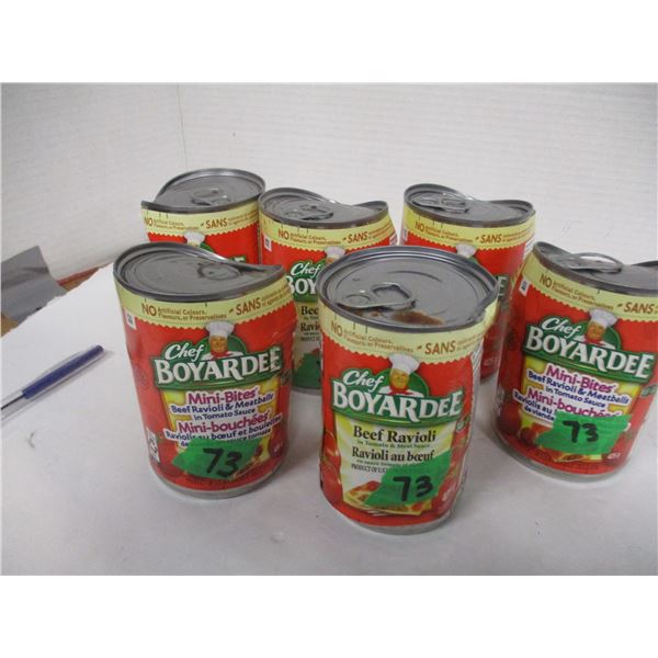 FREIGHT DAMAGE (AS IS):  CHEF BOYARDEE PASTA (6 X 425G)