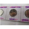 Image 1 : 1970, 1978, 1980, & 1982 PROOF CAMEO CANADA QUARTER SET
