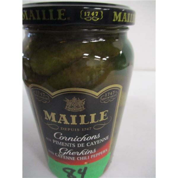 FREIGHT DAMAGE (AS IS):  GHERKINS WITH CAYENNE CHILI PEPPER (400 ML) - JAR