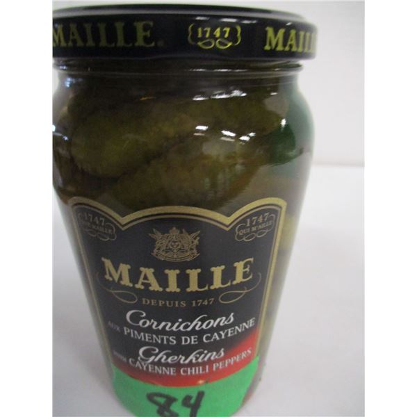 FREIGHT DAMAGE (AS IS):  GHERKINS WITH CAYENNE CHILI PEPPER (400 ML) - JAR