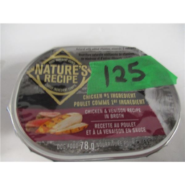 FREIGHT DAMAGE (AS IS):  CASE C/W DOG FOOD (12 PACKS X 78G)