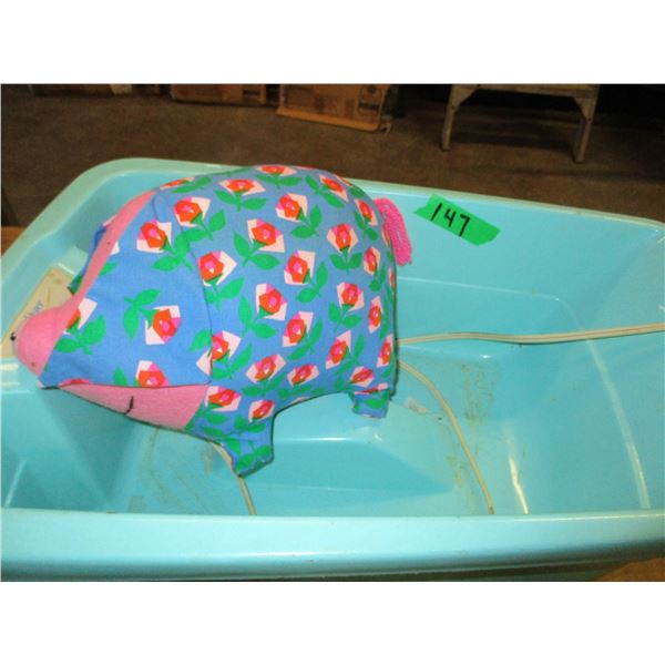 ESTATE:  FOOT SPA, PIG TOY
