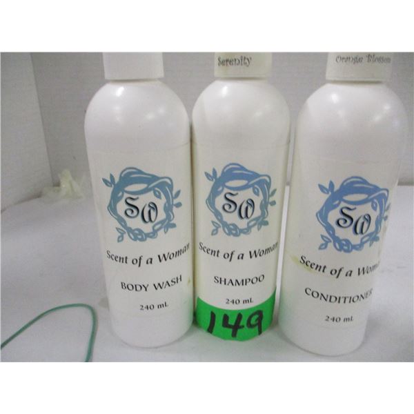 ESTATE:  SCENT OF A WOMEN SHAMPOO - 3 BOTTLES