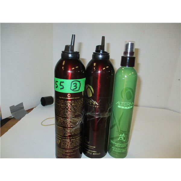 ESTATE:  MOUSSE, HAIR SPRAY - 3 CANS