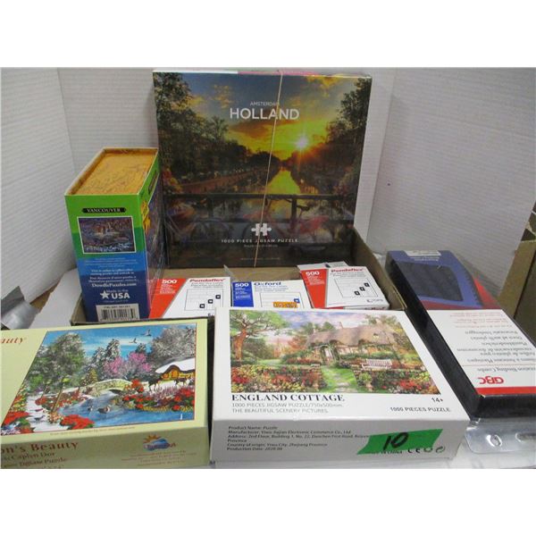 FLAT C/W PUZZLES, BINDING COMBS, MISC