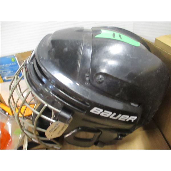 FLAT C/W LEATHER CARE KIT, FLASHLITE, WOOD CASE, HELMET, ETC