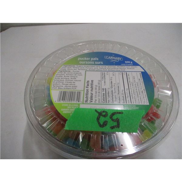 NEW:  PUCKER PALS CANDY (500G) - TUB