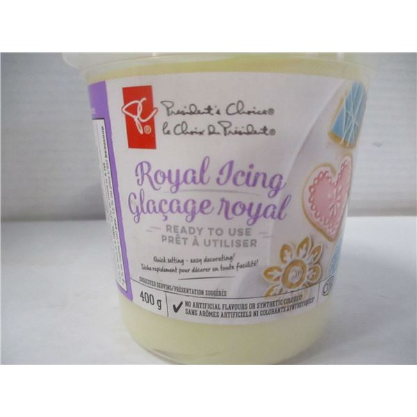 FREIGHT DAMAGE (AS IS):  VANILLA ROYAL ICING (400 G) - TUB