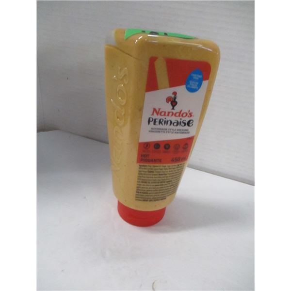 FREIGHT DAMAGE (AS IS):  NANDO'S PERINAISE HOT MAYO (450 ML) - BOTTLE