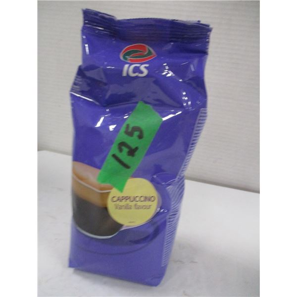 FREIGHT DAMAGE (AS IS):  VANILLA FLAVOR CAPPACINO COFFEE (1000G) - BAG