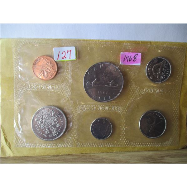 1968 PROOF CANADA MINT SEALED COIN SET