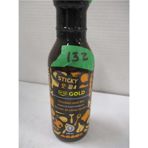 FREIGHT DAMAGE (AS IS):  STICKY CHICKEN & RIB BBQ SAUCE (350 ML) - BOTTLE