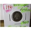 Image 1 : 1896 VF NEWFOUNDLAND VICTORIAN DIME