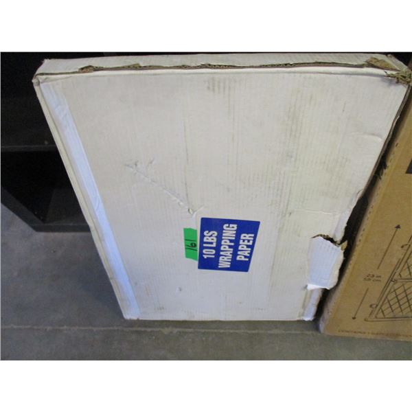 FREIGHT DAMAGE (AS IS):  WRAPPING PAPER (APPROX 12 ROLLS)