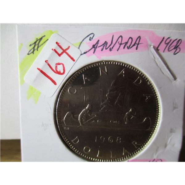 1968 PROOF CAMEO VOYAGER CANADA DOLLAR