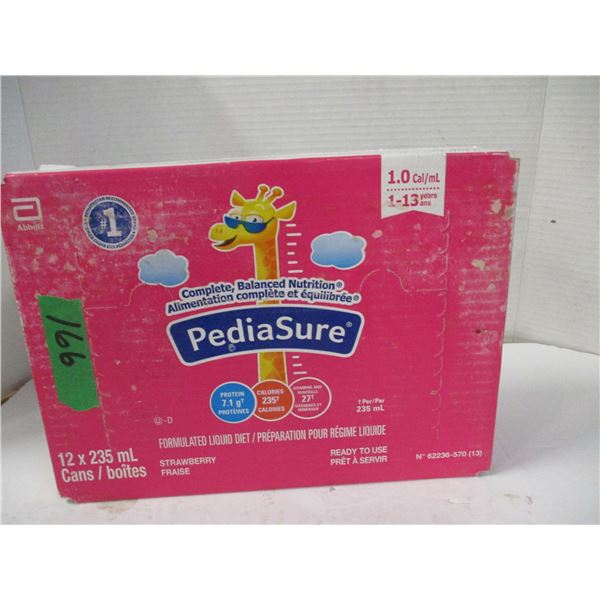 FREIGHT DAMAGE (AS IS):  PEDIASURE (12 X 235 ML) - CASE