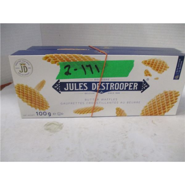 FREIGHT DAMAGE (AS IS):  BUTTER WAFFLES (2 X 100G BOX)
