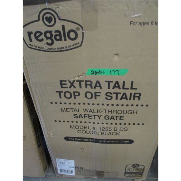 FREIGHT DAMAGE/STORE RETURN (AS IS):  2 - 36" SAFETY GATES