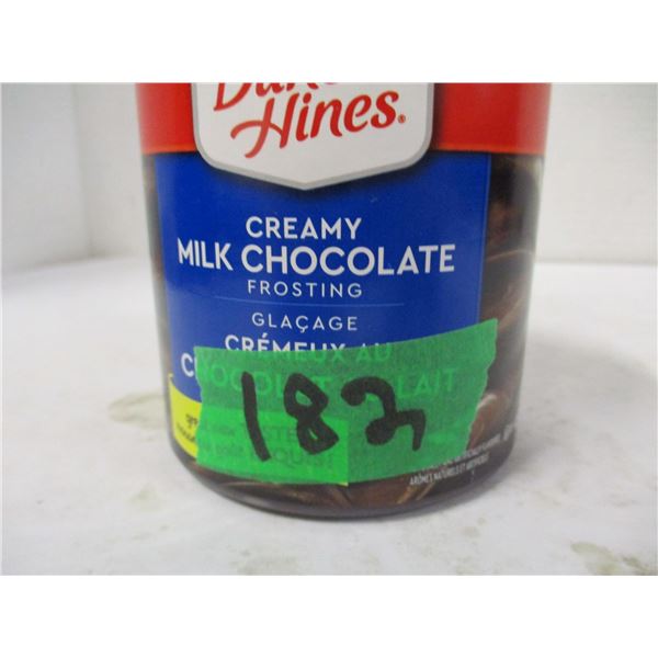 FREIGHT DAMAGE (AS IS):  CREAMY MILK CHOCOLATE FROSTING (450 G) - TUB