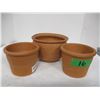 Image 1 : ESTATE:  3 FLOWER POTS