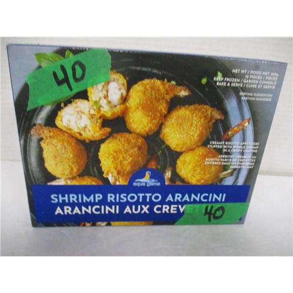 FROZEN:  SHRIMP RISOTTO APPETIZERS (360G) - BOX