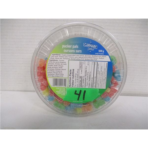 NEW:  PUCKER PALS CANDY (500G) - TUB