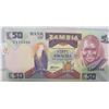 Image 1 : BANK OF ZAMBIA 50 KWACHA BANK NOTE