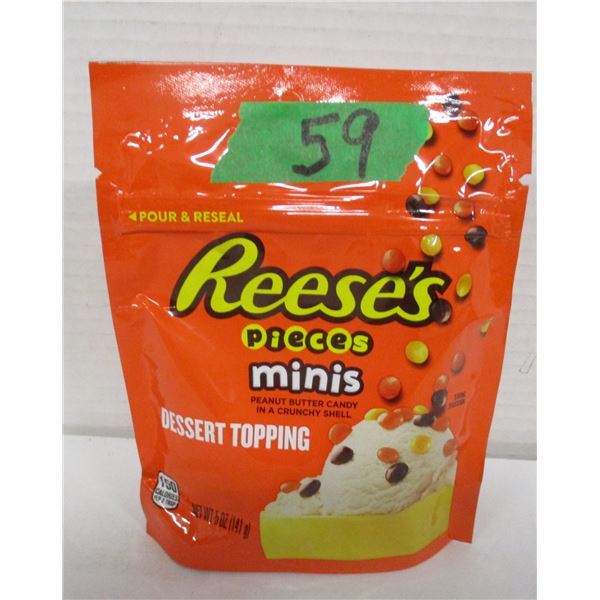 FREIGHT DAMAGE (AS IS):  MINI REESES PIECES (141G) - BAG
