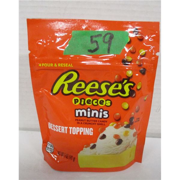 FREIGHT DAMAGE (AS IS):  MINI REESES PIECES (141G) - BAG