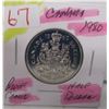 Image 1 : 1980 PROOF CAMEO CANADA HALF DOLLAR