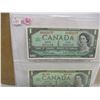 Image 1 : 1967 SET OF CENTENNIAL $1 BILLS (WITH & WITHOUT SERIAL NUMBERS)