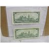 Image 2 : 1967 SET OF CENTENNIAL $1 BILLS (WITH & WITHOUT SERIAL NUMBERS)