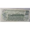 Image 2 : 1973 BANK OF CANADA POKER HAND SERIAL NUMBER LAST OF CANADA $1 BILL