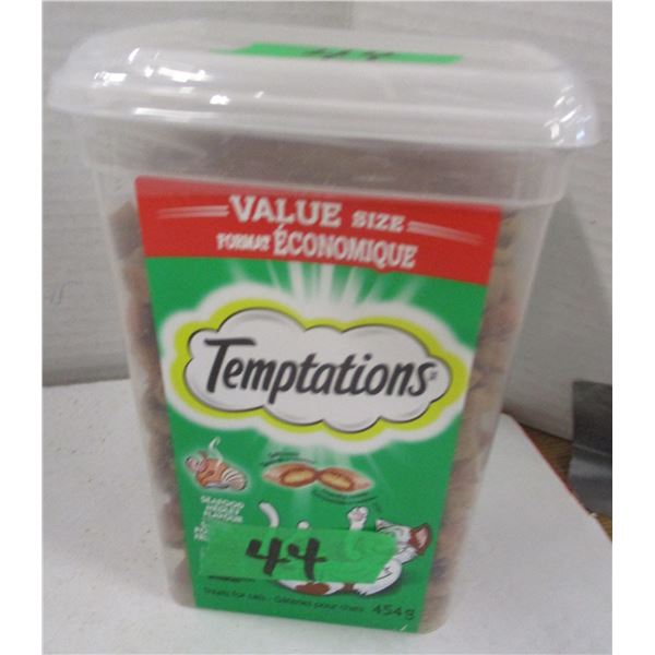 TEMPTATION CAT TREATS (454G) - TUB