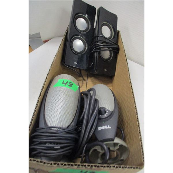 BOX C/W 4 SPEAKERS