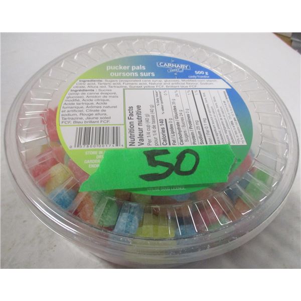 NEW:  PUCKER PALS CANDY (500G) - TUB