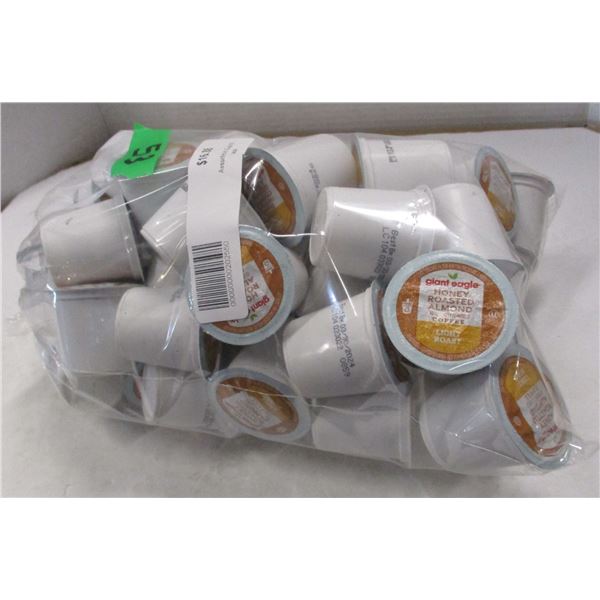 FREIGHT DAMAGE (AS IS):  HONEY ROASTED ALMOND COFFEE (50 K-CUPS) - BAG