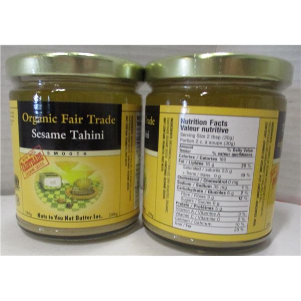 FREIGHT DAMAGE (AS IS):  SESAME TAHINI SPREAD (2 X 340G) - BUNDLE