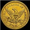 Image 2 : 1853 $2.50 Gold Quarter Eagle CLOSELY UNCIRCULATED