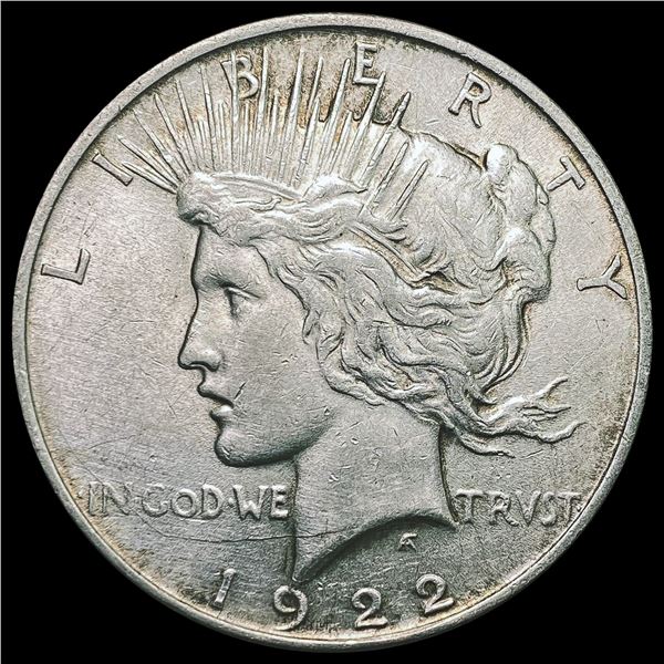 1922-D Silver Peace Dollar CLOSELY UNCIRCULATED