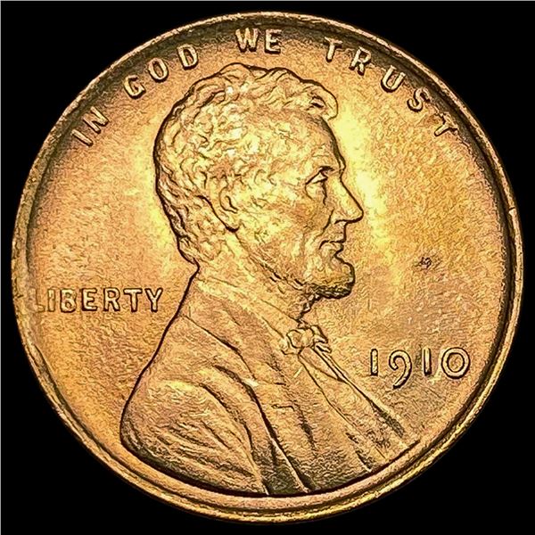 1910 RD Wheat Cent CHOICE BU