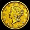 Image 1 : 1851 Rare Gold Dollar CLOSELY UNCIRCULATED