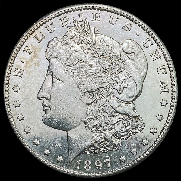 1897-S Morgan Silver Dollar CHOICE BU