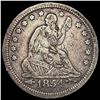 Image 1 : 1854 Arrows Seated Liberty Quarter LIGHTLY CIRCULATED