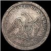 Image 2 : 1854 Arrows Seated Liberty Quarter LIGHTLY CIRCULATED