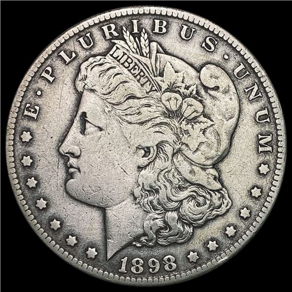 1898-S Morgan Silver Dollar LIGHTLY CIRCULATED