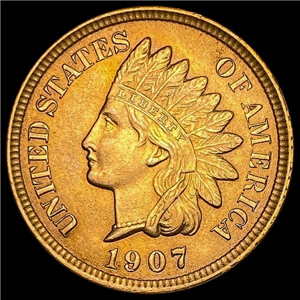 1907 RD Indian Head Cent UNCIRCULATED