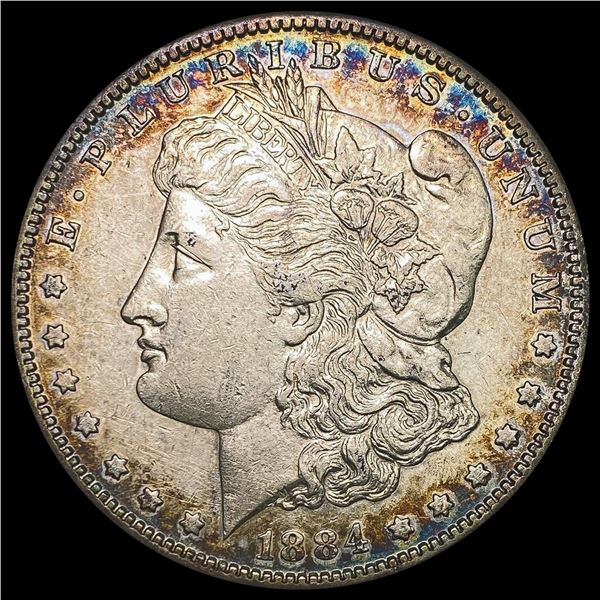 1884-S Morgan Silver Dollar CLOSELY UNCIRCULATED