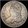 Image 1 : 1831 Capped Bust Half Dollar LIGHTLY CIRCULATED